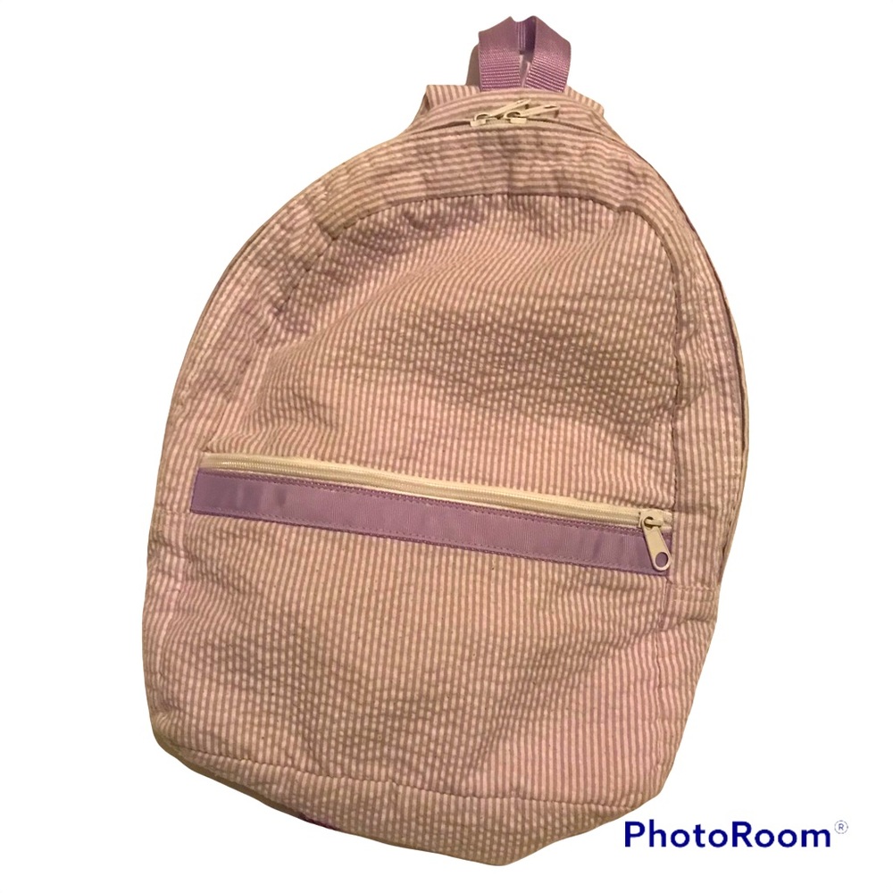 OhMint seersucker backpack